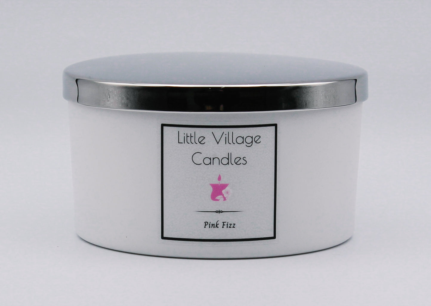 Pink Fizz 3 Wick Candle